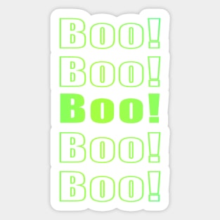 Boo! Sticker